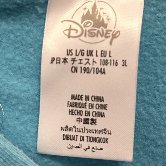 Disneyland 2022 Blue Hoodie Size Large - Picture 5 of 5